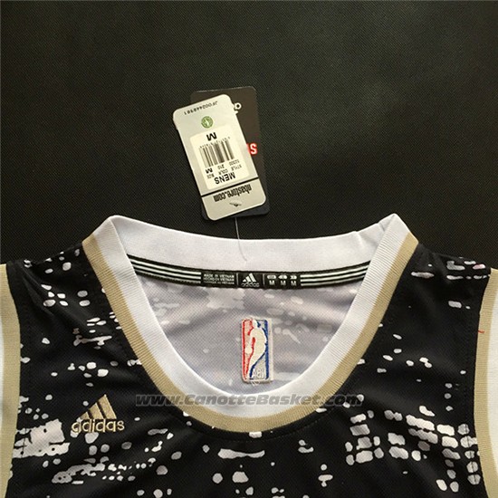 Maglia Luci Della Citta Golden State Warriors Stephen Curry #30 Nero
